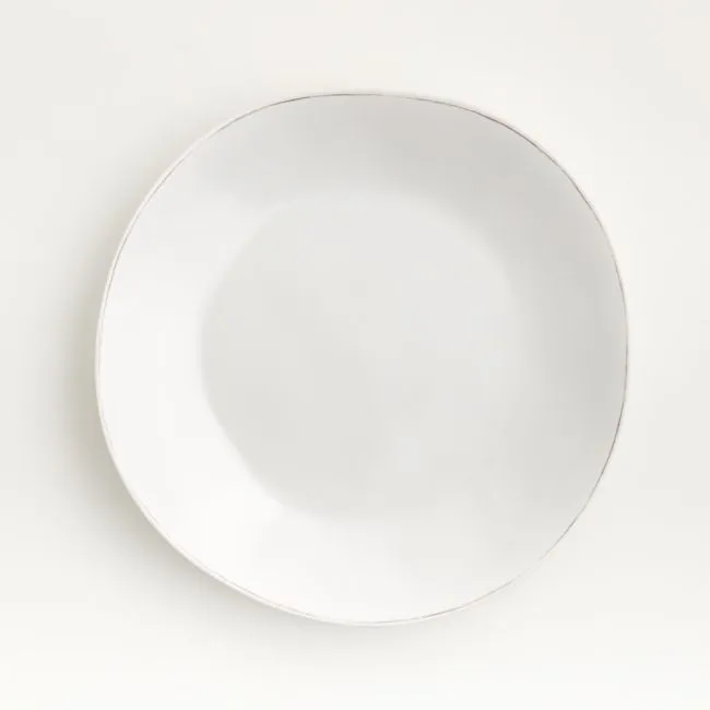 Marin White Melamine Dinner Plate