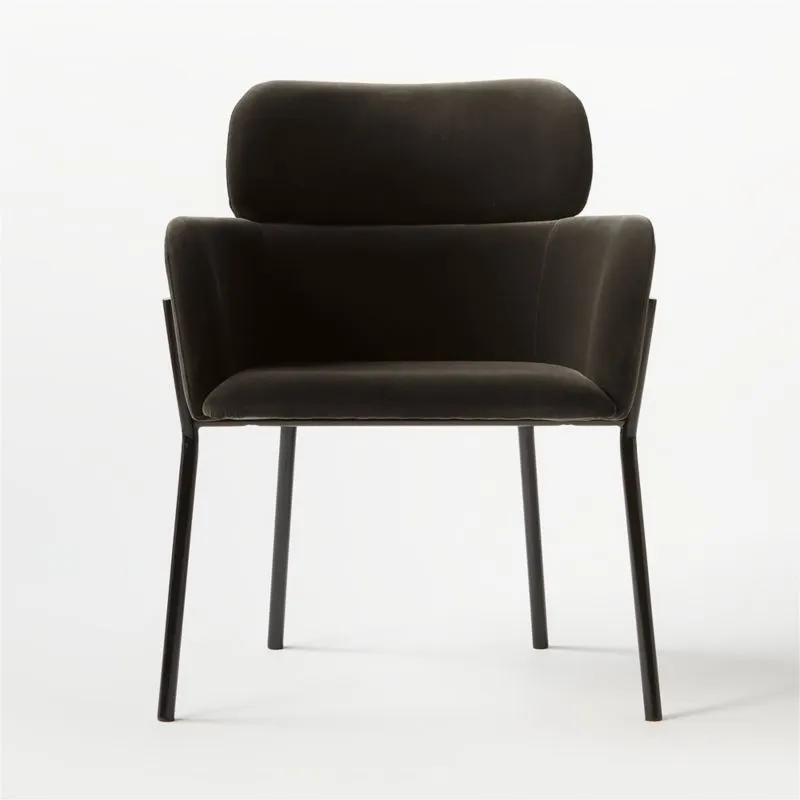 Azalea Mink Grey Velvet Dining Chair Set of 4