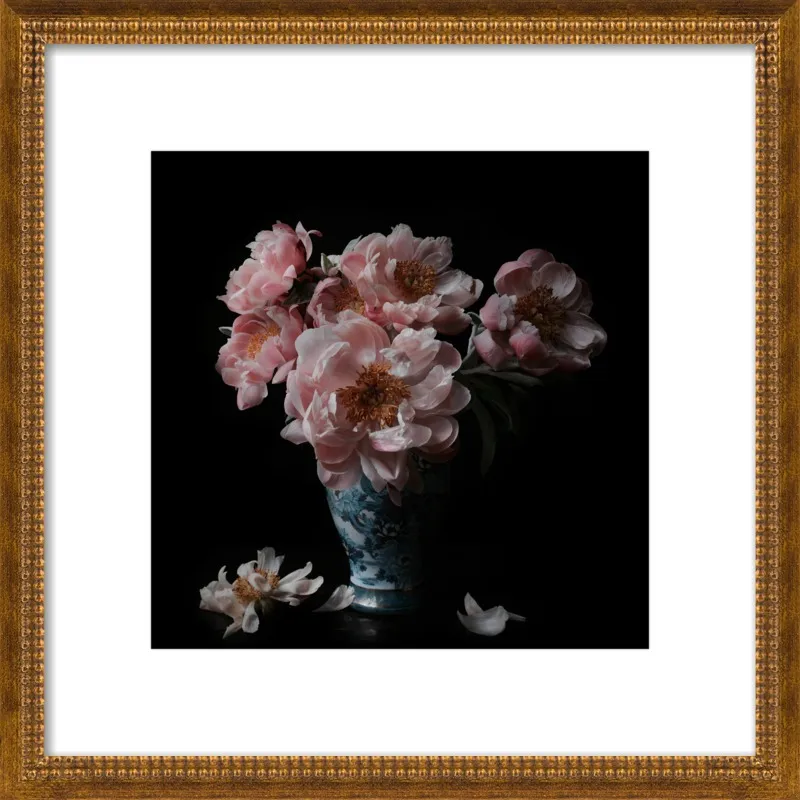 Pink Peonies  by Lucy Snowe for Artfully Walls