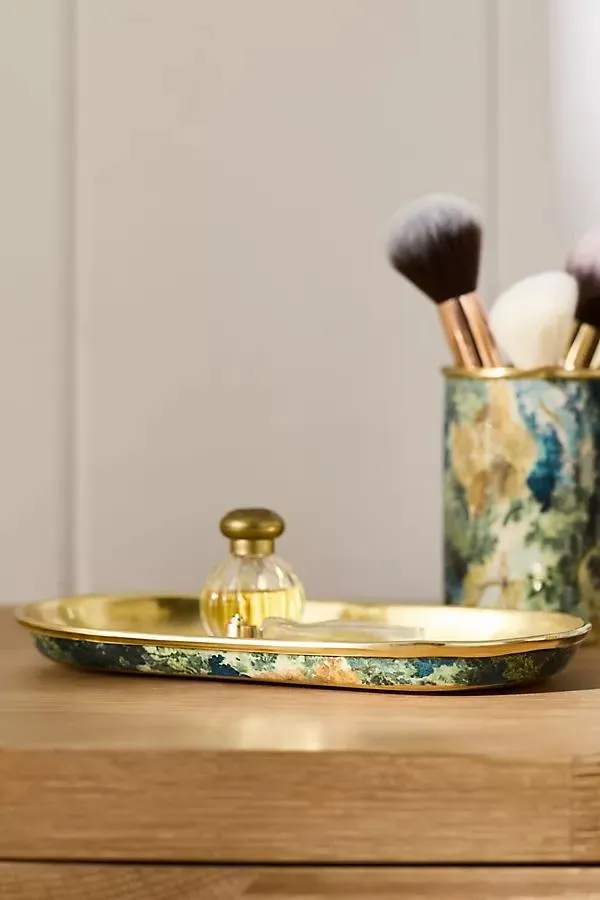 Mckay Patterned Metal Bath Tray