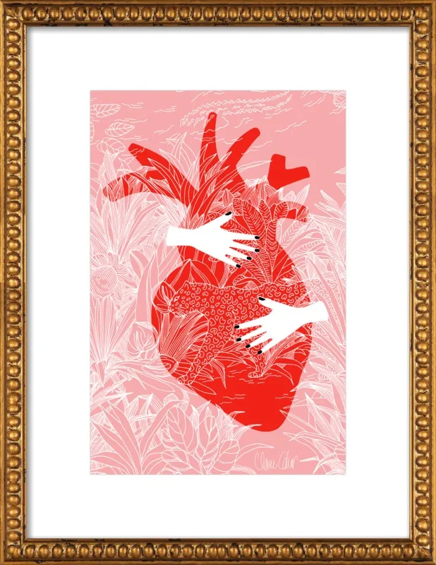 REFUGE ROSE by Claire Colin for Artfully Walls