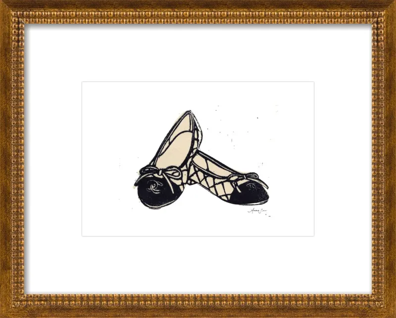 Chanel Ballet Flats by Anna See for Artfully Walls