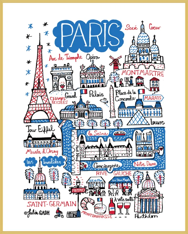 Paris by Julia Gash for Artfully Walls