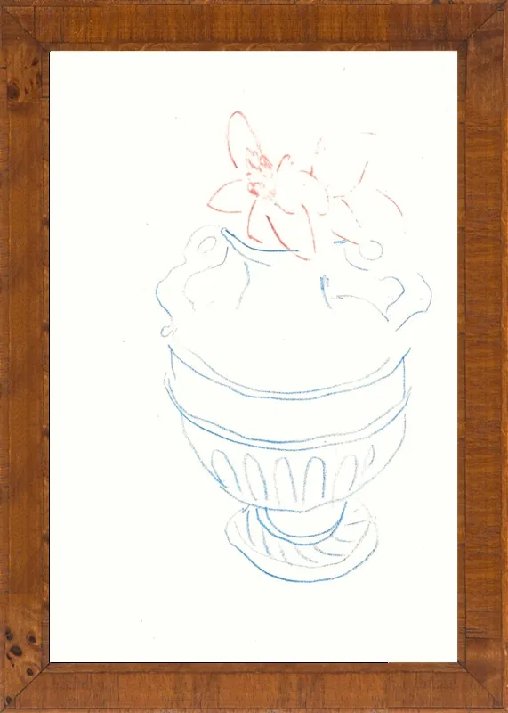 Sevres vase by Shanti Shea An for Artfully Walls