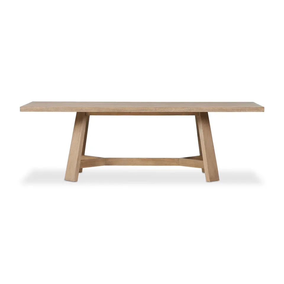 Munich Dining Table - Natural Flat Oak Veneer by Amber Lewis x Four Hands