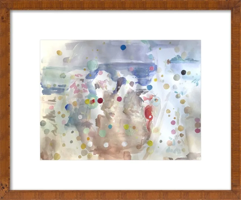 Beach scene (from memory)  by Hannah Dean for Artfully Walls