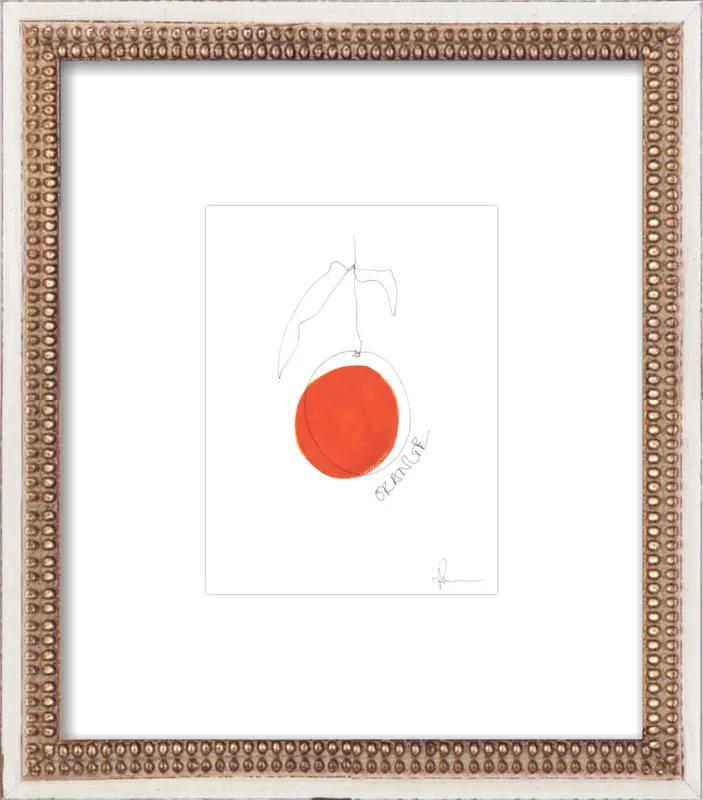 Orange by Polly Mann for Artfully Walls