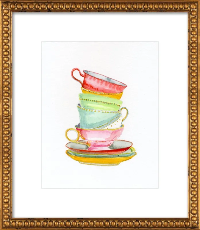 Teacups by Miri Eshet for Artfully Walls