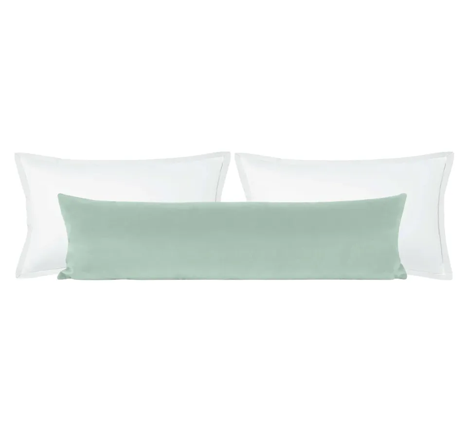 THE XL LUMBAR :: STUDIO VELVET // SEA BLUE - SWATCH 4" X 4"