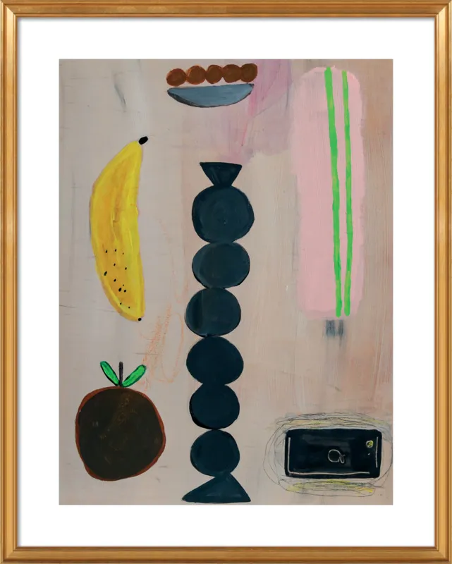 Still life with a phone vibration by Agata Królak for Artfully Walls