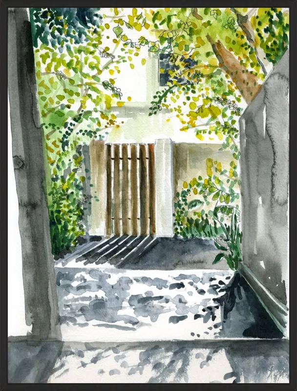 Garden Gate by Miri Eshet for Artfully Walls