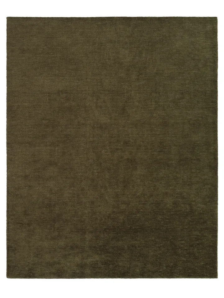 Selvith PRW07 Handwoven Solid Green Area Rug (13'X18')