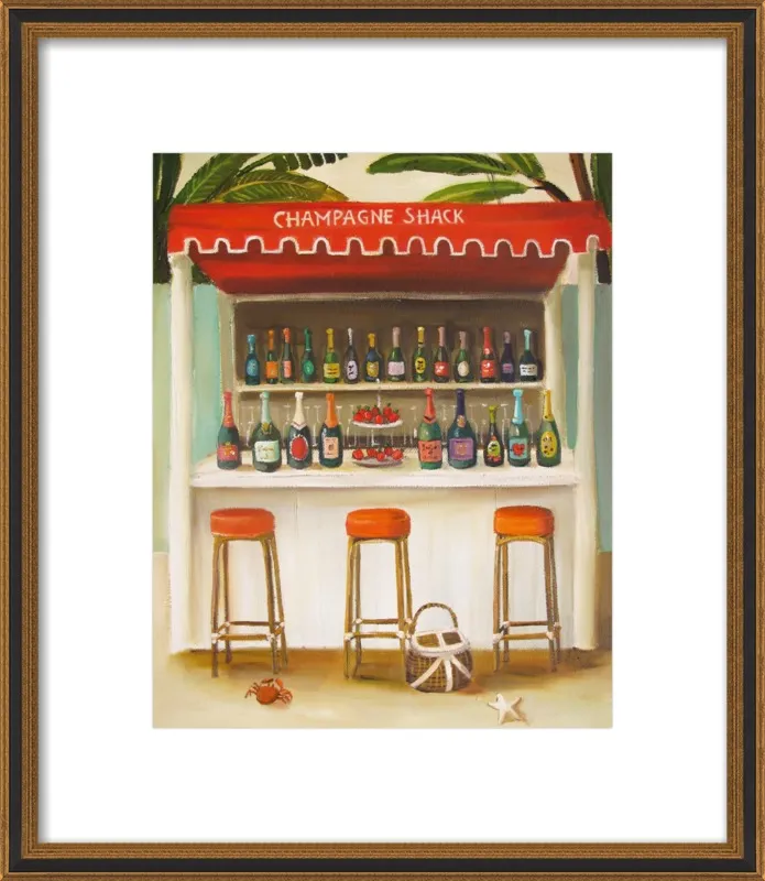 Champagne Shack by Janet Hill for Artfully Walls