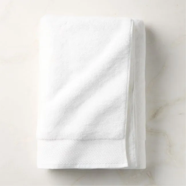 Arlow Organic Cotton Warm White Bath Towel