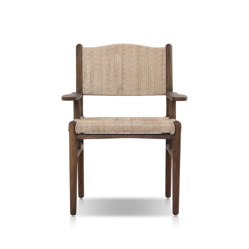Herrin Outdoor Dining Armchair - Vintage White
