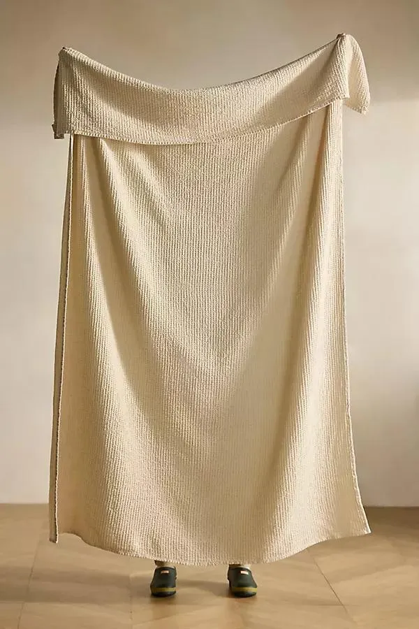 Waffle Linen + Cotton Throw