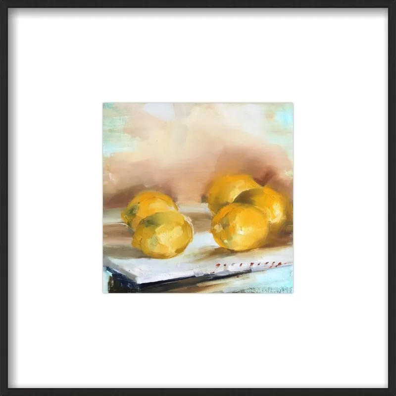 "Lemons" by Georgesse Gomez for Artfully Walls
