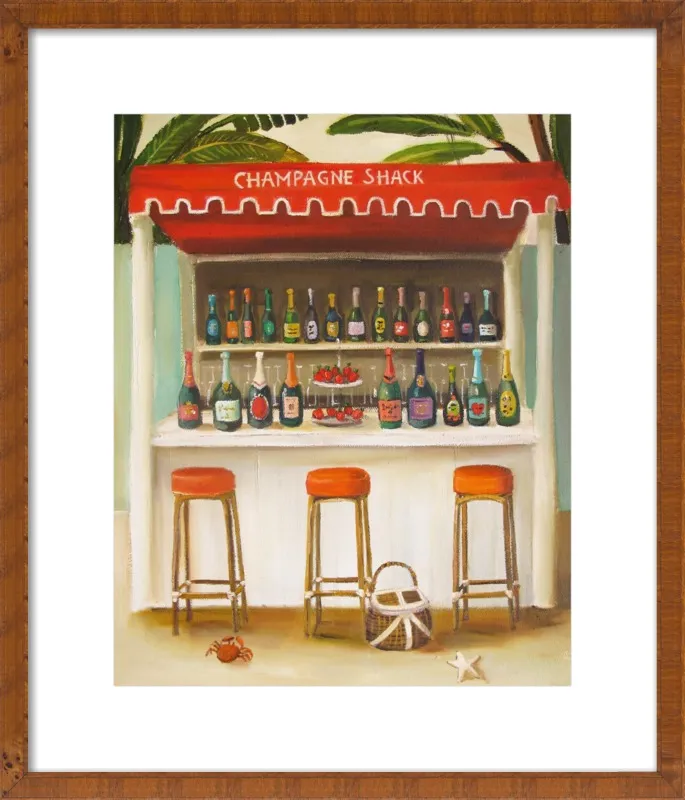 Champagne Shack by Janet Hill for Artfully Walls