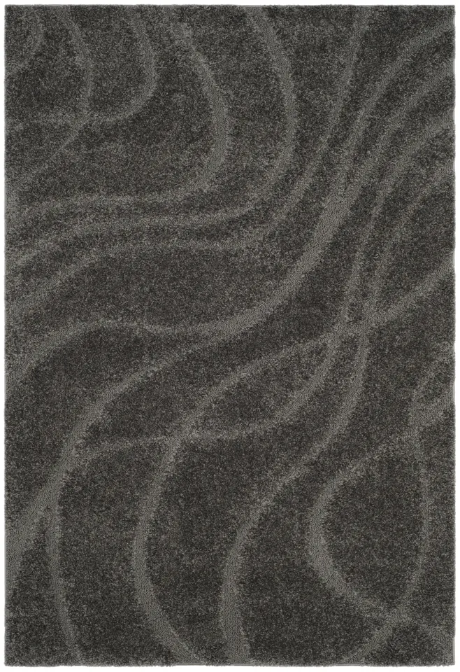 Arlo Home Woven Area Rug, SG471-8080, Grey/Grey,  4' X 6'