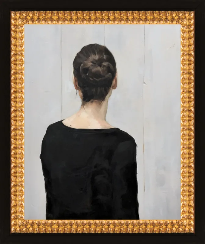 Portrait of a young woman by Philine van der Vegte for Artfully Walls