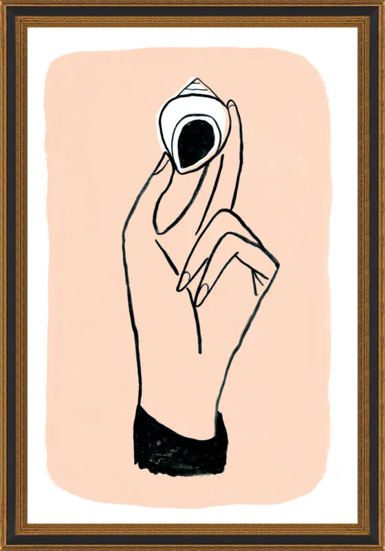My Hand is My Face by Michael Doyle - Apartment On Belmont for Artfully Walls