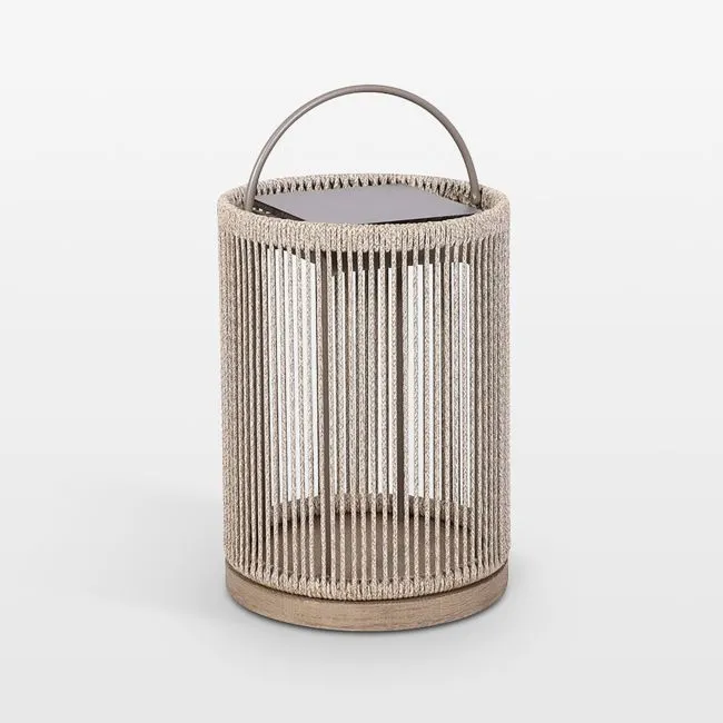 Alto Rope Outdoor Solar LED Lantern 17"
