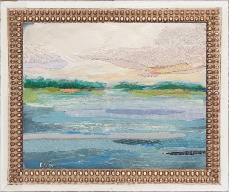 Marsh Stripes 3 by Karin Olah for Artfully Walls
