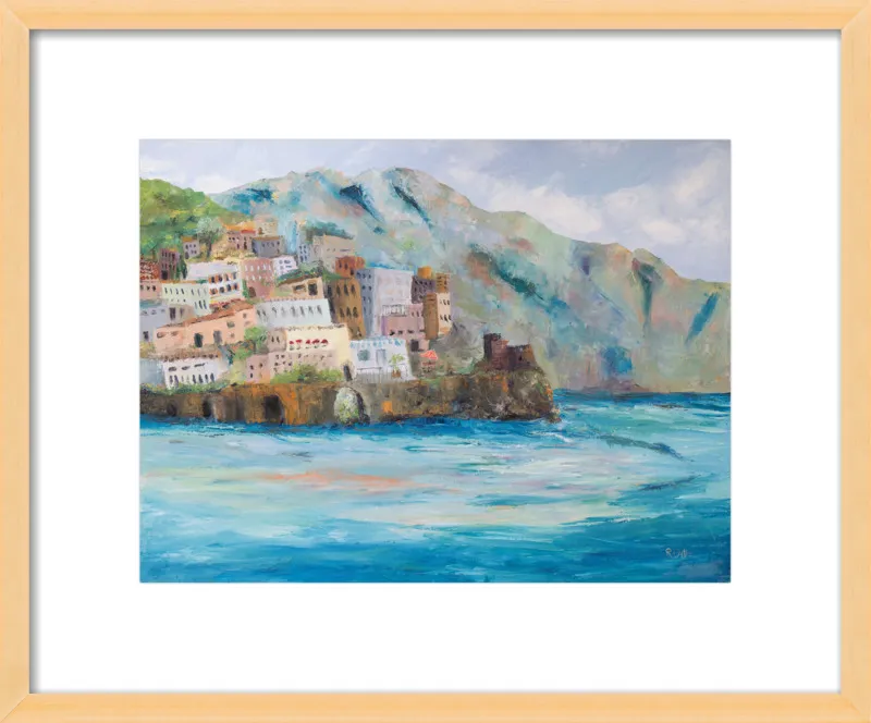 Amalfi Coast by Renee A Ortiz for Artfully Walls