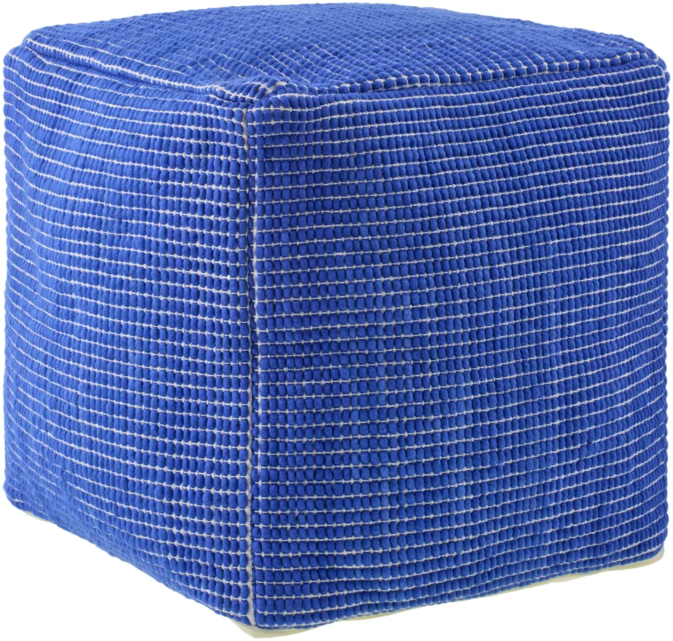 Chunky Grid nan Pouf