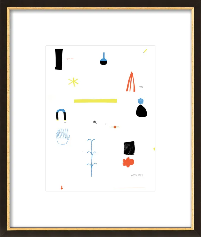 Working hard by playing around  by Agata Królak for Artfully Walls
