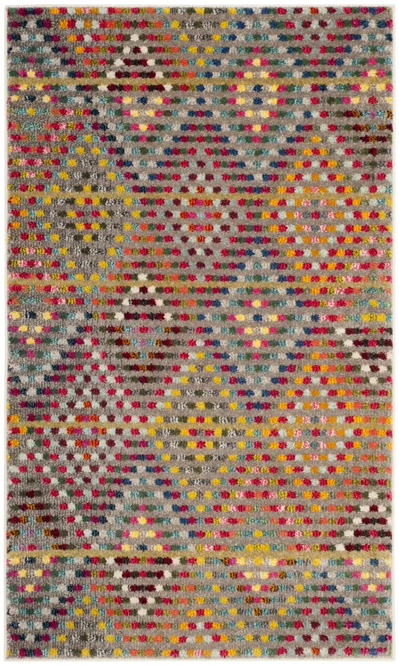 Arlo Home Woven Area Rug, MNC204F, Multi/Beige,  4' X 5' 7"