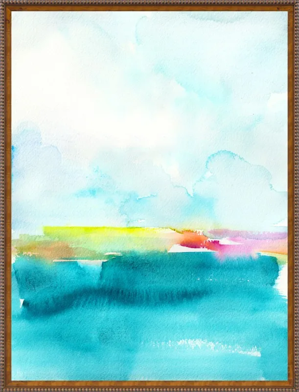 Oceanscape II by Christine Lindstrom for Artfully Walls