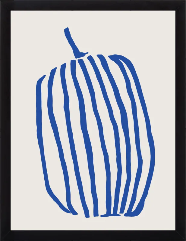 Striped pumpkin by Jessica Nielsen for Artfully Walls