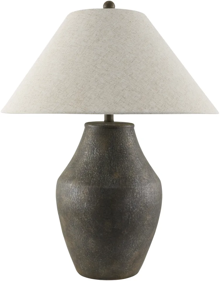 Amaryllis  Hand Painted 28"H x 22"W x 22"D Accent Table Lamp