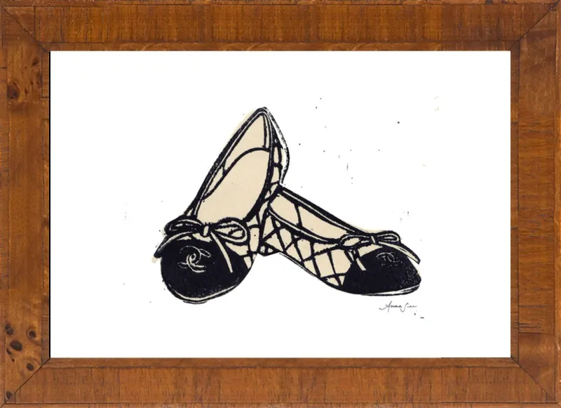 Chanel Ballet Flats by Anna See for Artfully Walls
