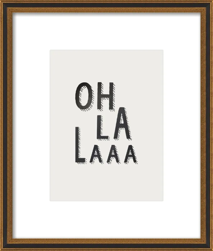 Oh la la by Lonneke de Roos - Kind of Style for Artfully Walls