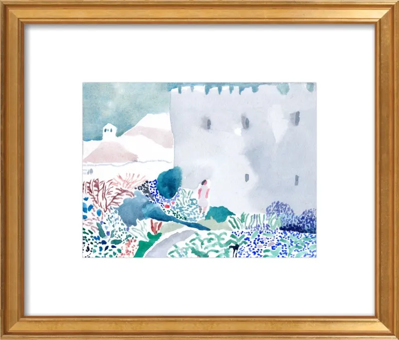 Castle Flowers by Charlotte Ager for Artfully Walls