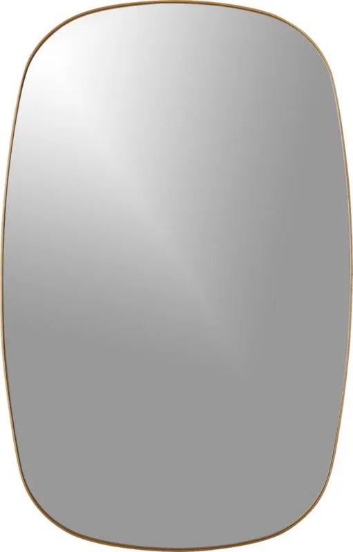 Infinity Brass Oblong Wall Mirror 23"x37"