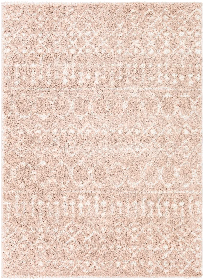 Aliyah Shag Beige Indoor 7'10" x 10' Machine Woven Rug