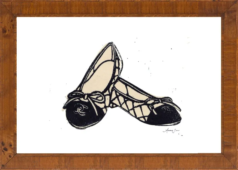 Chanel Ballet Flats by Anna See for Artfully Walls