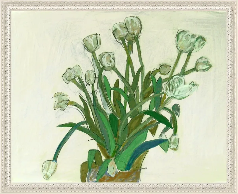 viridiflora tulip by Liz Innvar for Artfully Walls