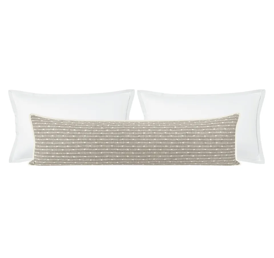 THE XL LUMBAR :: HAMPTON TWEED // STONE | LDC - SWATCH 4" X 4"