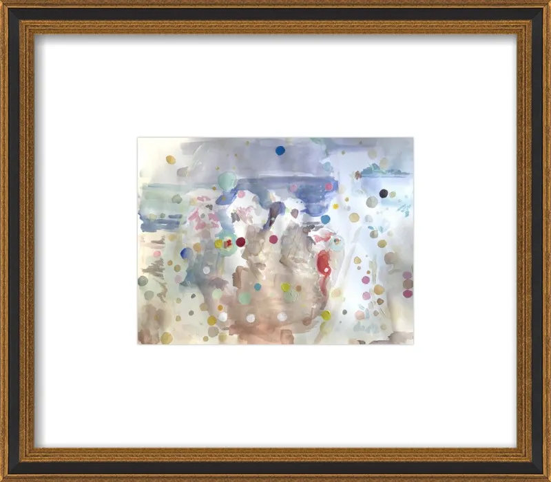 Beach scene (from memory)  by Hannah Dean for Artfully Walls