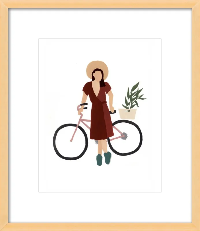 Biking Beauty by Taylor Ann for Artfully Walls