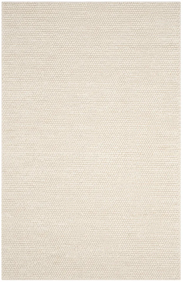 Arlo Home Hand Woven Area Rug, NAT620A, Ivory,  6' X 9'
