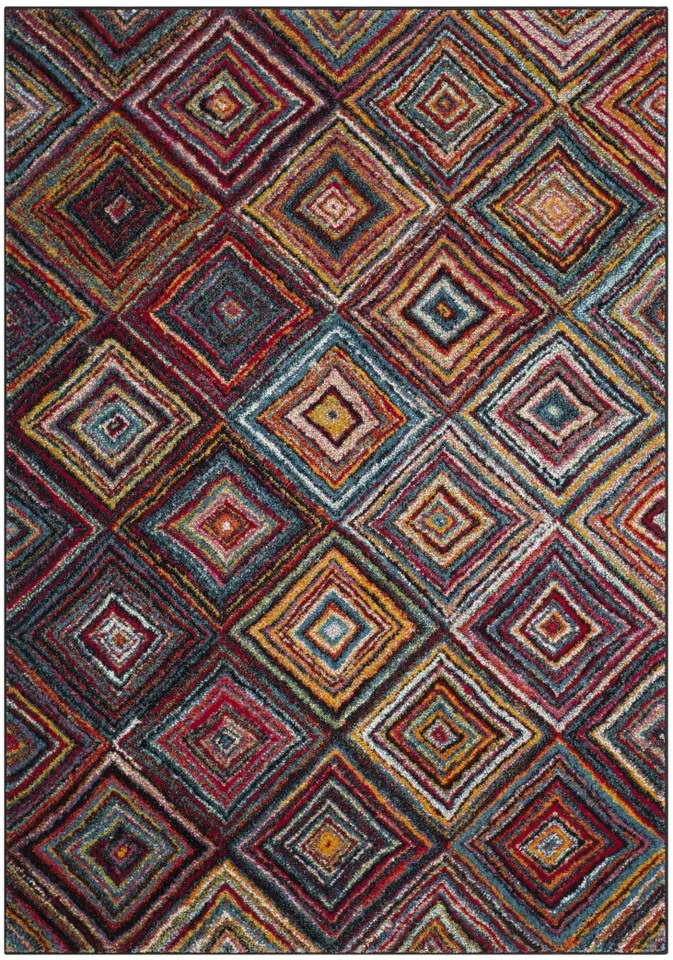 Arlo Home Woven Area Rug, ARB501M, Multi,  5' 3" X 7' 6"