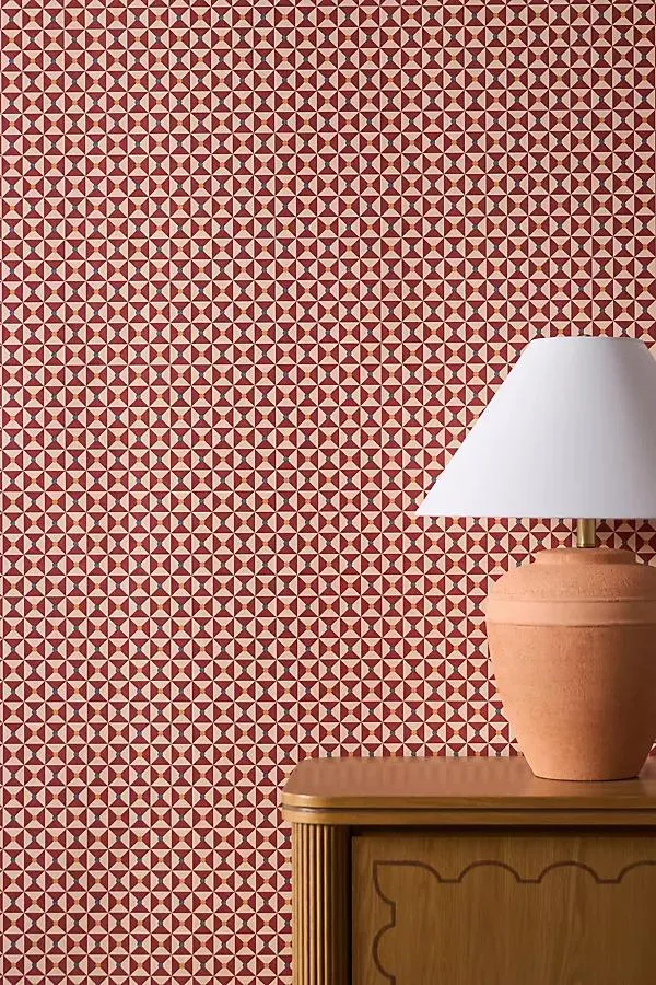 Broken Dishes Geometric Wallpaper