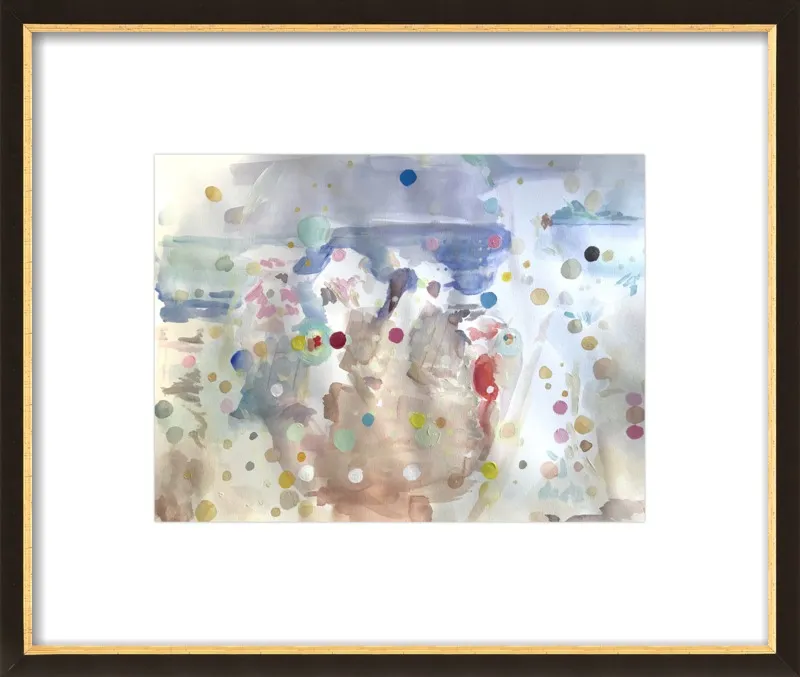 Beach scene (from memory)  by Hannah Dean for Artfully Walls