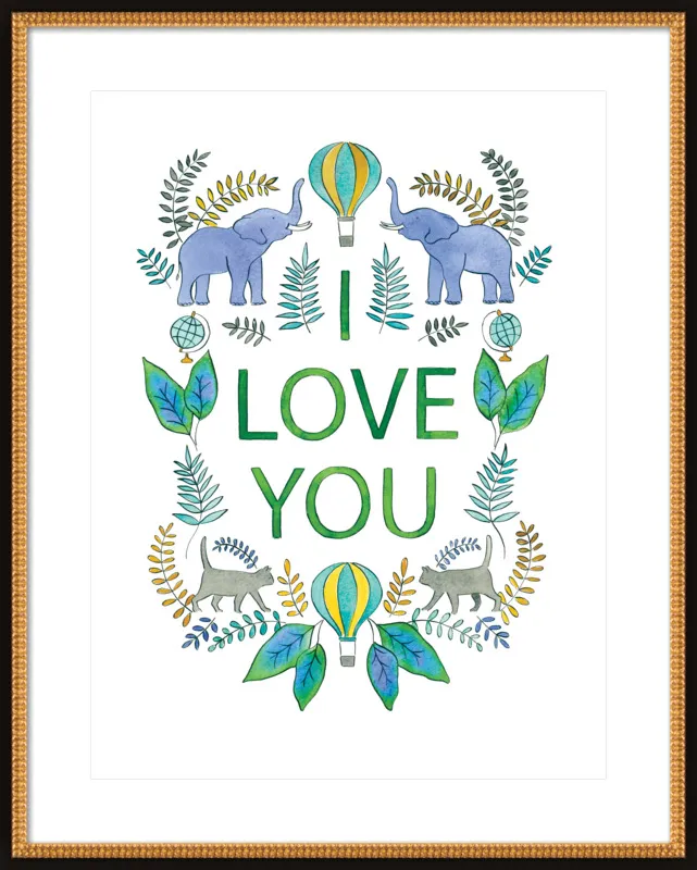 I Love You by Rachel Rogers for Artfully Walls