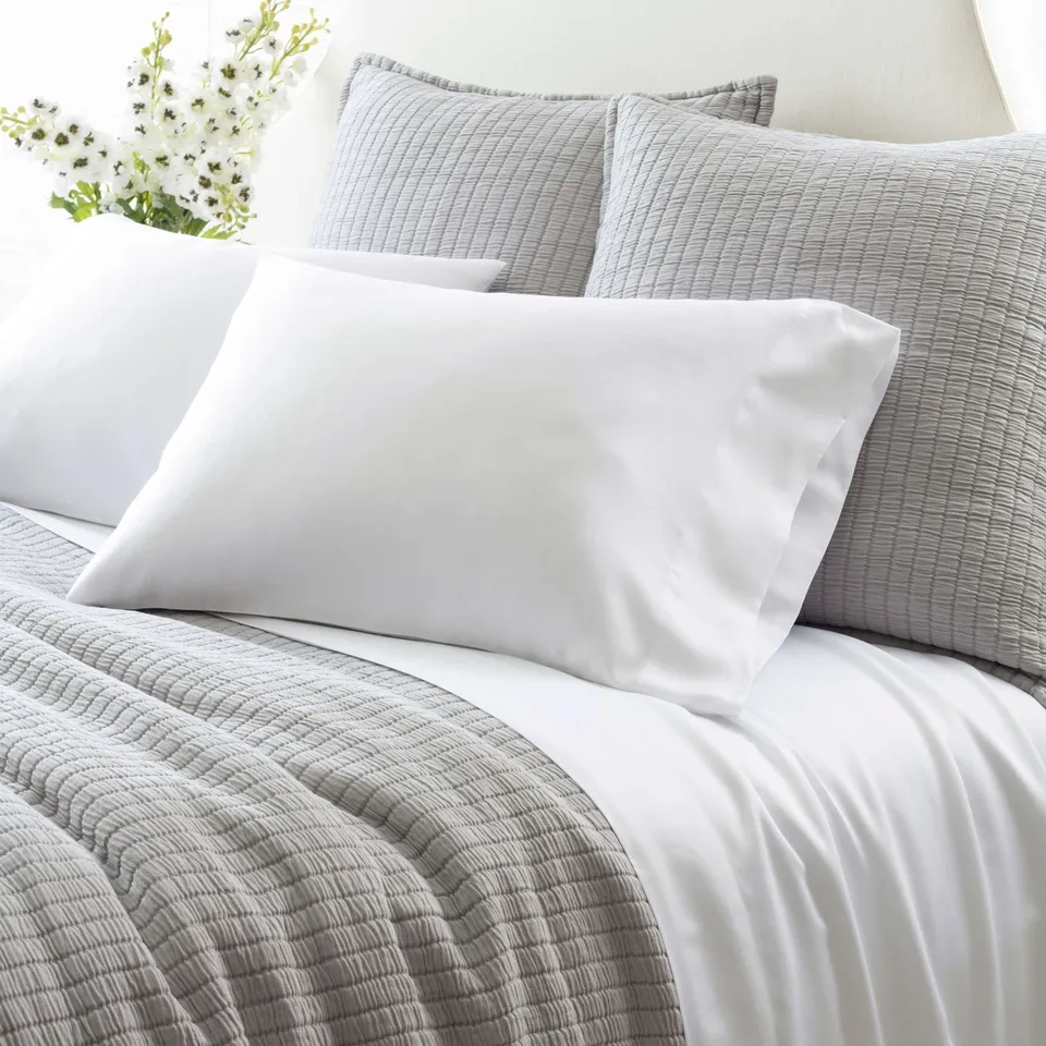 Silken Solid White sheet set